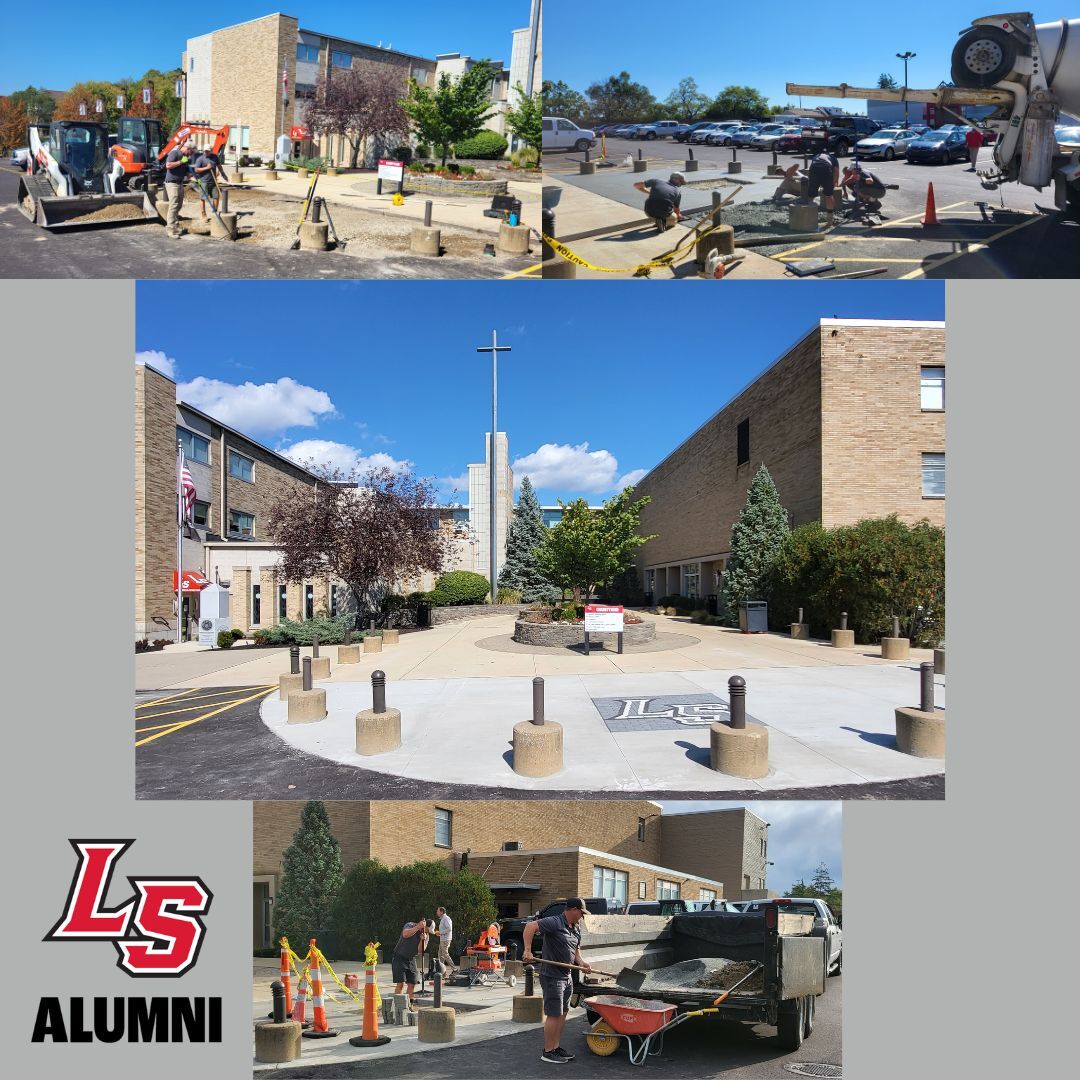 La Salle Courtyard Apron Repair